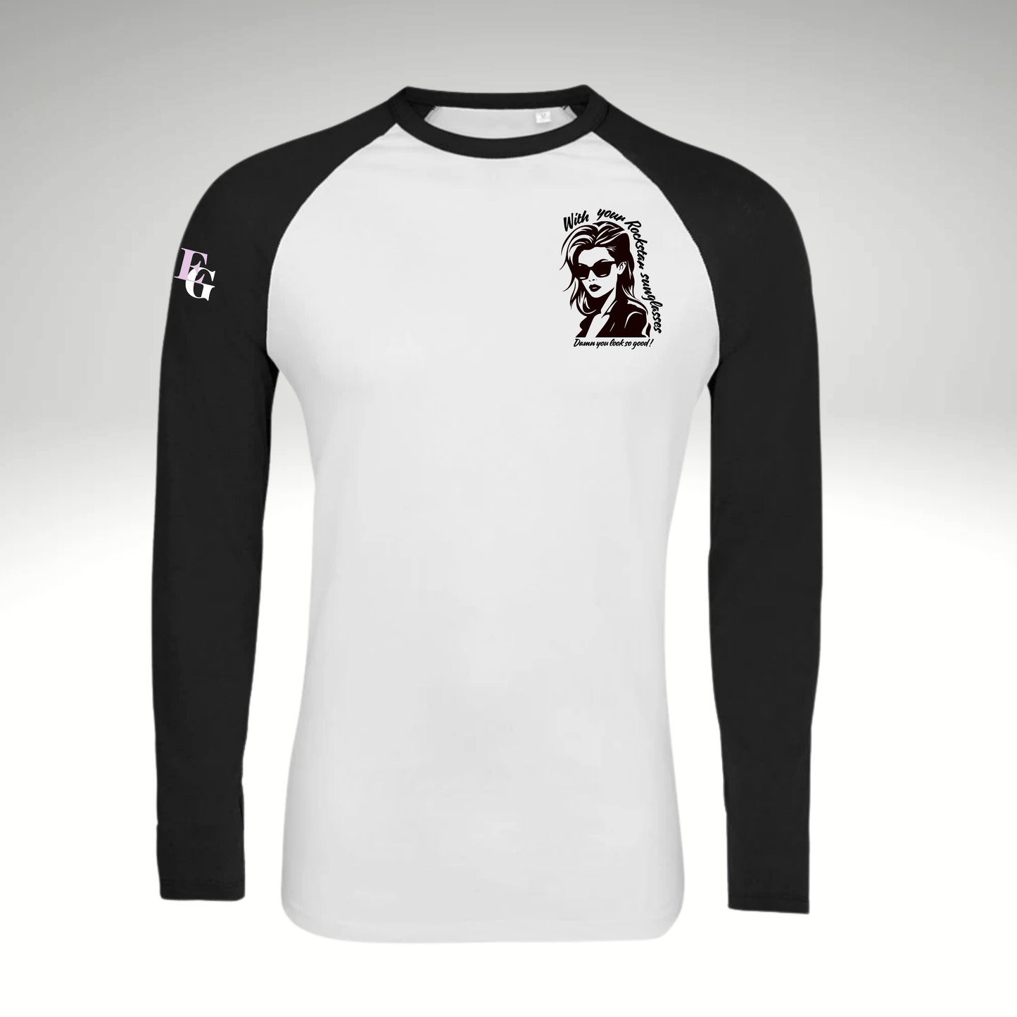 T-SHIRT BASEBALL ROCKSTAR SUNGLASSES
