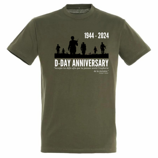 D-DAY Patton vert militaire solde