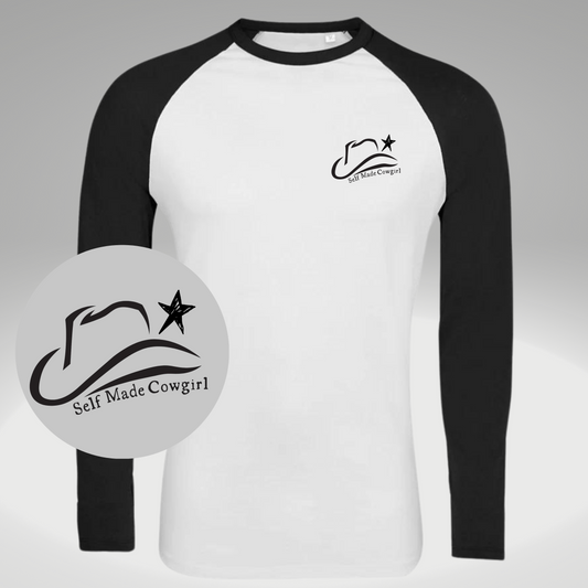 Self made cow girl long sleeve t-shirt